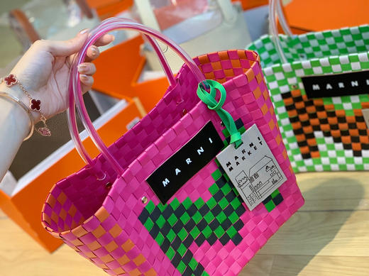 𝐌字母手工编织菜篮子 商品图10