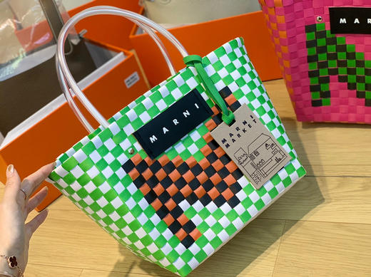 𝐌字母手工编织菜篮子 商品图4