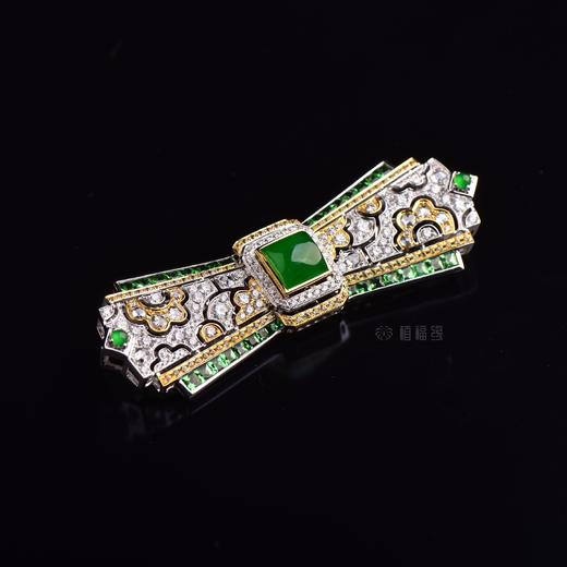 【荣耀】绿翠彩宝胸针-XZ12201057 商品图2