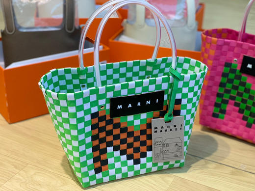 𝐌字母手工编织菜篮子 商品图2