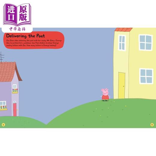 预售 【中商原版】Peppa Pig Lets Pretend! Sticker Book 粉红猪贴纸簿 英文原版 进口原版 3岁到6岁 儿童贴纸书  商品图2