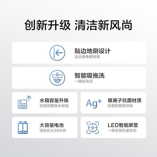 TINECO添可无线智能洗地机芙万2.0家用除菌贴边吸拖洗地一体机LCD 商品图4