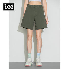 Lee商场同款22春夏新品百慕大短裤女款及膝喇叭短裤LWB0024375ED