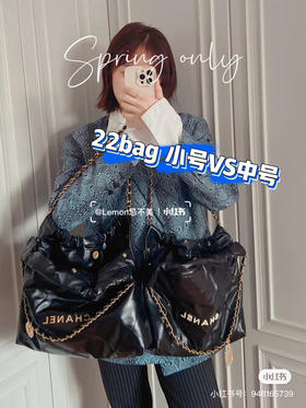 2022S春夏22 bag购物袋-黑色中号