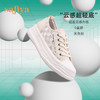 品牌定制| 索菲娅棋盘格网面云感轻盈底小白鞋2022秋新款溶解厚底休闲鞋SF23112416 商品缩略图3