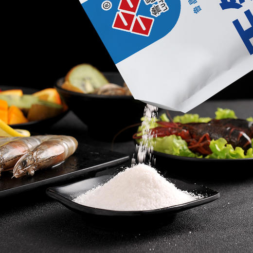 鲁晶天然海盐未加碘食用盐细盐280g*5袋不含碘无抗结剂家庭用盐 商品图3