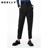 NEELLY纳俪商场同款高腰立体打褶西装裤显瘦束脚哈伦裤百搭休闲裤N22072H01036 商品缩略图1