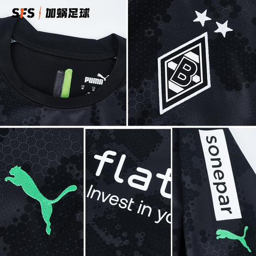 【送球员印号】SFS正品 PUMA彪马2022/23赛季门兴二客球迷版第三球衣765990-03 商品图2