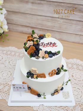 1027CAKE | 双层 蓝莓 简洁 简约