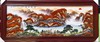 精工手绘鸿运当头瓷板画 商品缩略图0