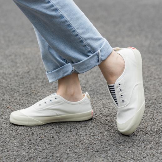 Rockfish防泼水帆布鞋|懒人一脚蹬，百搭易打理，透气舒适脚感好 商品图2