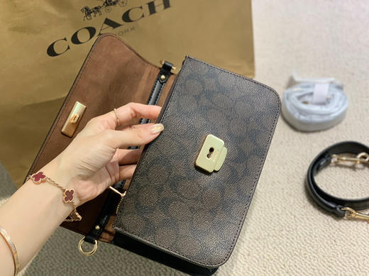 蔻家腋下包 Brynn-老花 商品图8