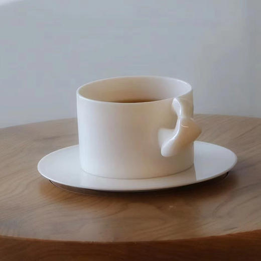 平庐签约陶艺家李雨花创造《自在》手冲咖啡杯  含配套杯碟 商品图3