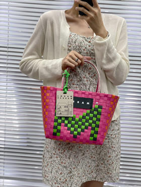 𝐌字母手工编织菜篮子