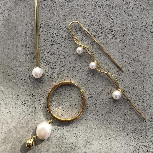 订购10周到｜CHARLOTTE LEBECK-Chiv-别针 珍珠 耳环［丹麦设计师］ 商品图4