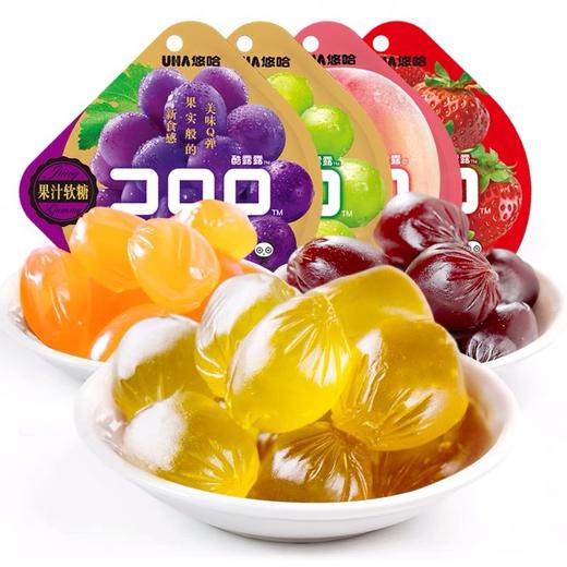 【食品酒水】悠哈酷露露果汁软糖52g*6袋整盒UHA糖果零食网红休闲零食 商品图4