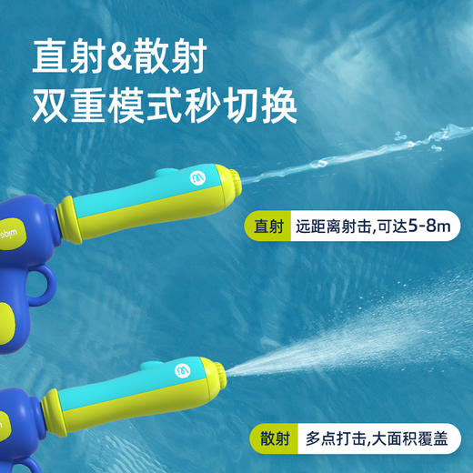 弥鹿儿童抽拉背包水枪玩具大容量夏天男女孩喷水呲滋戏水打水仗 商品图1