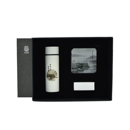 羽诗制造出品 水墨宁波套装艺术家原作衍生系列文创礼盒 商品图5