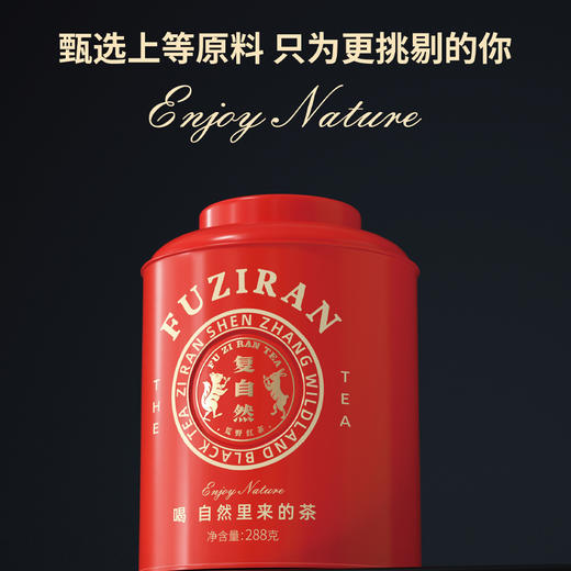 【红罐】不提香的复自然荒野红茶 不提香 口感更自然 商品图0