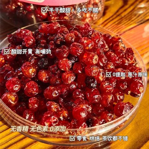 蔓越莓果干 大兴安岭的红宝石 轻轻松松实现蔓越莓干自由 为你的美 保驾护航 商品图0