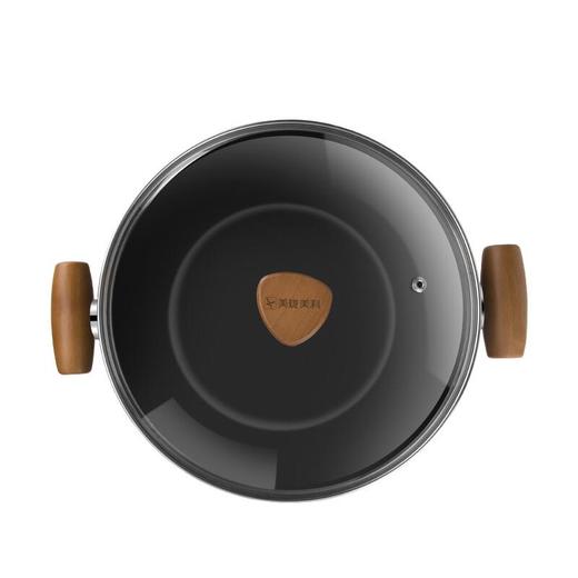 【直发】美珑美利 黑晶铁锅系列汤锅奶锅 物理性不易粘煲汤锅 宝宝辅食锅 煮面小汤锅 电磁炉燃气灶通用 商品图3
