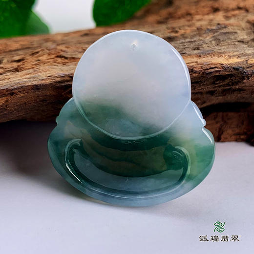 派瑞翡翠 翡翠佛 糯种 飘翠 商品图2