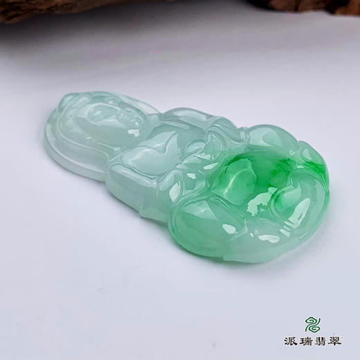 派瑞翡翠 翡翠观音 糯种 飘翠 商品图4