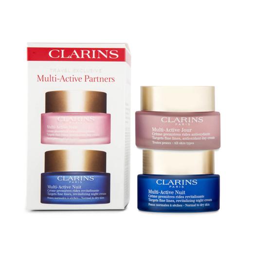 【保税直发】CLARINS娇韵诗 青春赋活日晚霜套装 多元活肤套装 日霜 50毫升+晚霜 50毫升（效期26年9月） 商品图0