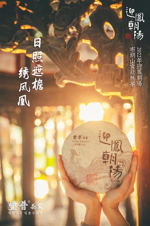 2022 迎凤朝阳 布朗山宫廷料 357克 七子饼茶 商品图4
