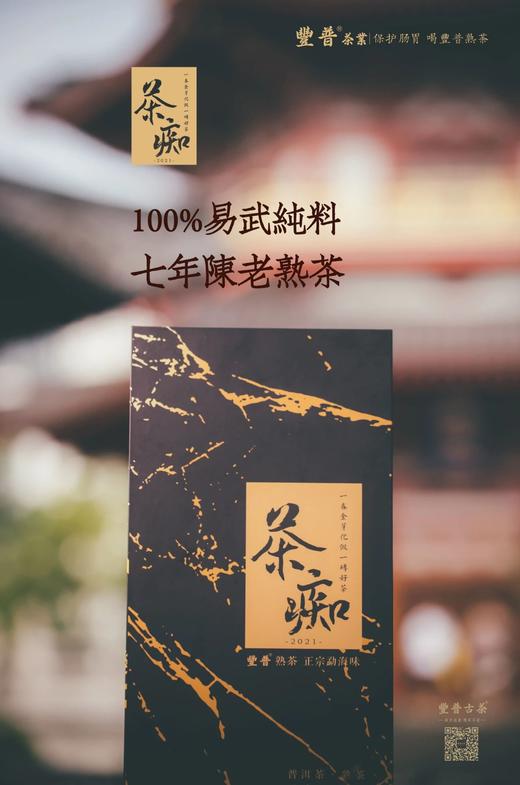 【样板链接】豐普古茶 2021 茶痴 易武纯料 普洱茶熟茶 100克/套 商品图0