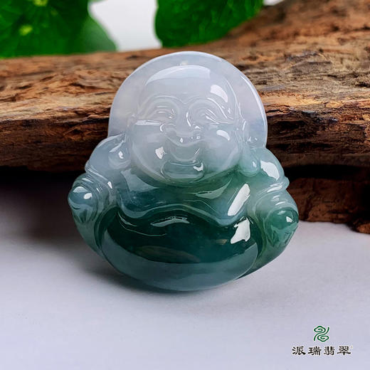 派瑞翡翠 翡翠佛 糯种 飘翠 商品图1