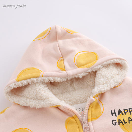 【反季清仓】马克珍妮冬装 男女童加绒保暖外套 宝宝棉衣210926 商品图3