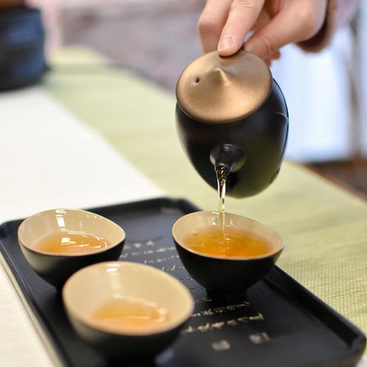 金泉宝墨出品 修心陶瓷茶具五件套阳明心学系列文创礼盒 商品图2