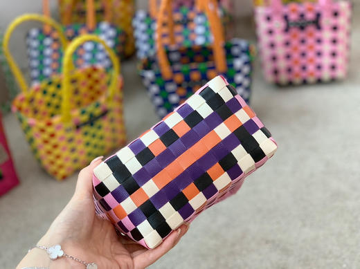 mini版编织菜篮子-粉色 商品图5