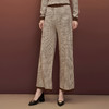 EITIE爱特爱秋季新款宽松休闲裤简约气质针织阔腿裤6701407 商品缩略图1