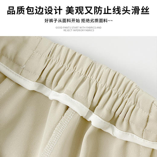 西装休闲五分裤 A字版型 宽松显瘦 垂感不褶皱 透气舒适自带凉感 薄款休闲 商品图9