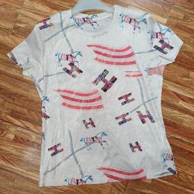 女烫金H爱马仕上衣