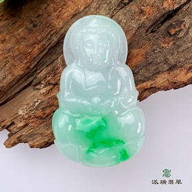 派瑞翡翠 翡翠观音 糯种 飘翠