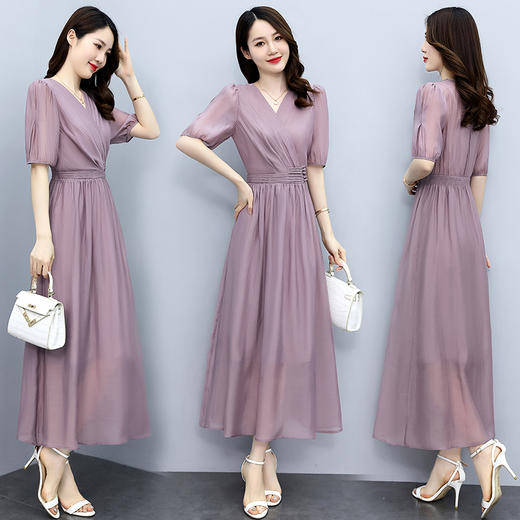 2022年夏季新款轻薄凉爽飘逸连衣裙 HR-GJC6263 商品图1