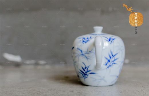瓷壶系列 全手工青花瓷风竹壶 商品图8