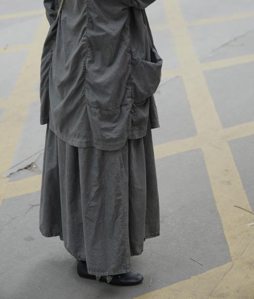 Au garcons竹墨染灰/黑 半裙 商品图8