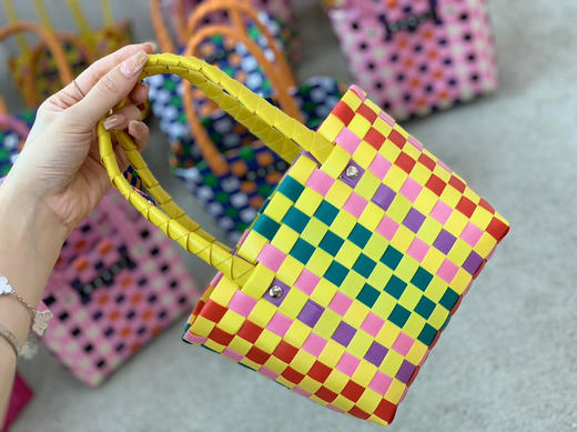 mini版编织菜篮子-黄色 商品图7