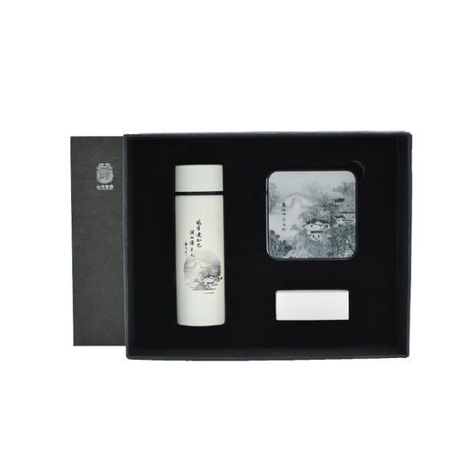 羽诗制造出品 水墨宁波套装艺术家原作衍生系列文创礼盒 商品图4