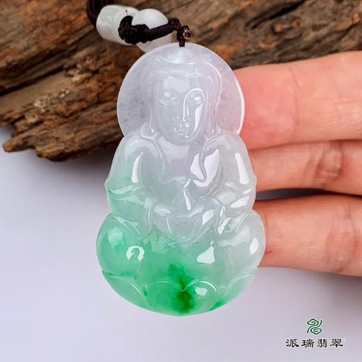 派瑞翡翠 翡翠观音 糯种 飘翠 商品图2