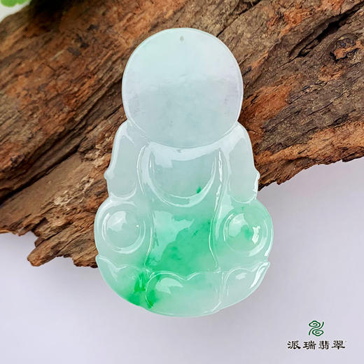 派瑞翡翠 翡翠观音 糯种 飘翠 商品图1
