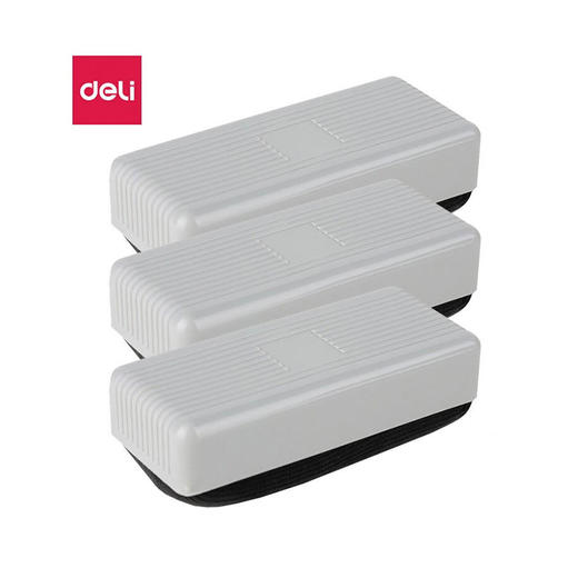 【仅供集采】得力无磁吸白板擦110*48*40 12块/盒 商品图3