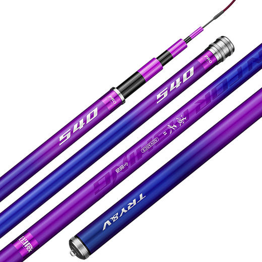 创威凌天二代全能版鱼竿超轻超硬碳素新款渔具台钓竿大物钓鱼手杆 商品图4