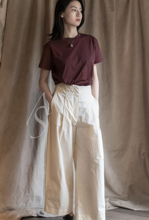 STUDIO NICHOLSON  藏蓝色/烟灰色/白色/暗红色MARINE短袖T恤 商品图0