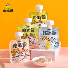 肉肉怪略略酱宠物猫咪零食成幼猫鹿肉兔肉味增肥发腮猫咪湿粮40g