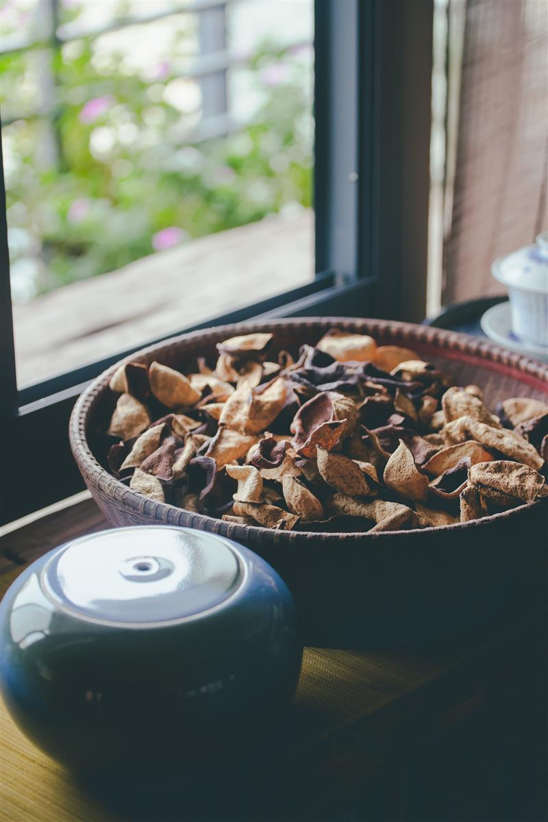 2010年梅江圈枝陈皮 新会陈皮 生晒自然陈化